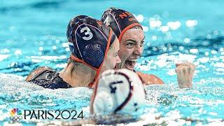 Netherlands' last-second dagger ends USA's historic medal run in women's water polo | Paris Olympics