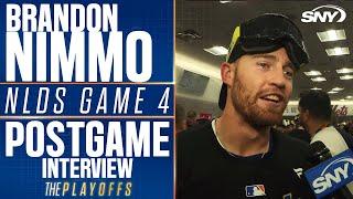 Brandon Nimmo gets emotional looking back at his long Mets road to the NLCS | SNY