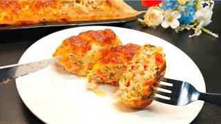 Juicy Baked Minced Chicken Breasts in the Oven, Make this Incredibly Delicious Recipe in the Oven!