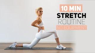 10 MINUTES FULL BODY STRETCH | no equipment | Caro Daur #DAURPOWER​