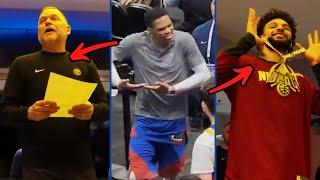 Denver Nuggets Locker Room Celebration After Crazy Win vs. LA Clippers! Nikola Jokic, Westbrook, JM