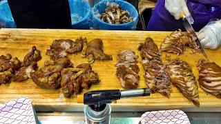 제주도 서귀포 올레시장 족발 아강발 미니족 맛집 족발애살다(신목포식육점) 몰아보기/ Pigs' Feet jokbal compilation/Korean street food