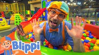 Blippi's Sensory Playtime at Kinderland | Blippi Full Episodes | Emotions and Feelings