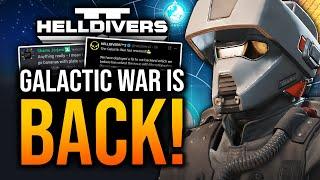 Helldivers 2 - Galactic War is BACK! Devs Respond!