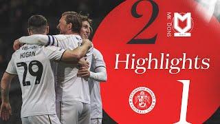 MK Dons v Accrington Stanley Highlights