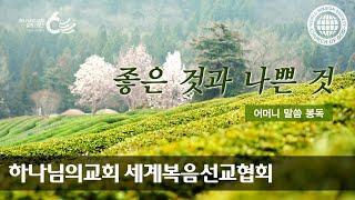 [어머니 하나님 | 이 달의 말씀]  좋은 것과 나쁜 것 | 하나님의교회 세계복음선교협회