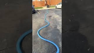 Carpet cleaning snake