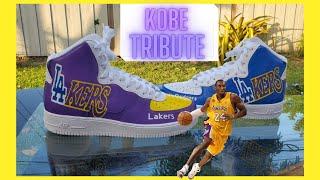 Custom Air Force 1- Kobe Bryant Tribute /LA Dodgers (2021)