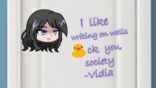 I like writing on walls. Frick you, society // Gacha Life 2 // iCherry