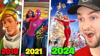 Evolution of Every Winterfest in Fortnite! (2017-2024)