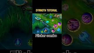 Dyrroth Flicker Tutorial mobile legends #tutorial #shorts #ml2b