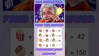 Math puzzle#Shorts#mathquestions#alberteinstein#iq#maths#brainsmart