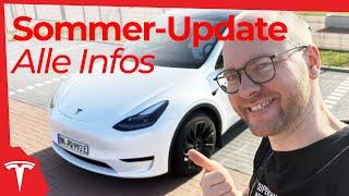 Neue Funktionen für TESLA! Die Software ist wieder GEILER, das Summer-Update erklärt