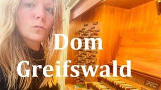 J.S. Bach - Dom Greifswald, Buchholz Jehmlich Orgel, Orgel Vlog AHS