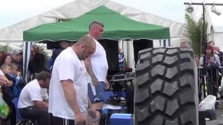 O'HAGAN V BECK 900LBS TYRES NORTHERN IRELANDS STRONGEST MAN 2014