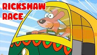 Rat A Tat - Rickshaw vs Taxi Vehicle Race - Funny Animated Cartoon Shows For Kids Chotoonz TV