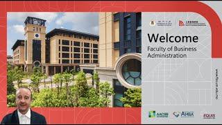 Faculty of Business Administration (FBA), University of Macau (UM).