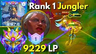 Learn How the Best Rank 1 Chinese Jungler Plays (JGL) | Legend 9229 LP | 8 Games | Wild Rift China