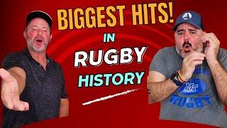 Americans 1st Time Reaction Rugby's BIGGEST HITS!