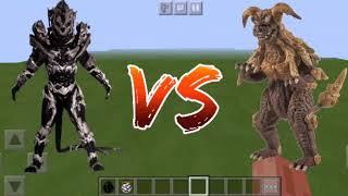 Monster X  VS king caesar| Minecraft