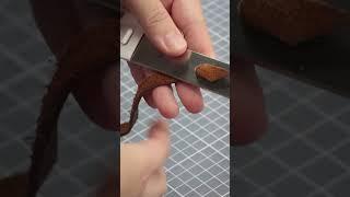 #Project: Braided Leather Knife | Short