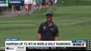 Brian Harman moves up to 11th in world golf rankings