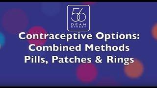 Contraception Choices: Combined Methods. Pills, Patches and Rings.