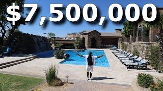 Inside $7.5 Million Dollar Scottsdale AZ Mega Mansion House Tour