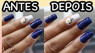 UNHAS BRILHOSAS MAIS FORTES ESMALTE CASEIRO INCRIVEL