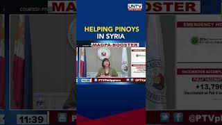 PH Embassy extends aid to 60 Filipinos in earthquake-hit areas in Syria — DFA