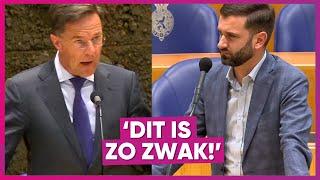 Links clasht met Rutte over Gaza en Israël in laatste debat