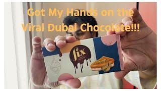 Trying the Viral Dubai Chocolate in Chicago !! | The REAL Fix Chocolate