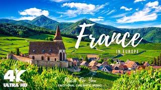 France 4K - A Visual Journey Through Mountains, Beaches, and Countryside