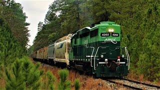 Aiken Railway: Chasing AIKR 4202 around Aiken County, SC