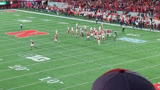 2024 Nebraska Cornhuskers vs Wisconsin Badgers 11/23/24 4th Quarter - see who becomes bowl eligible