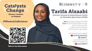 Women Leaders in Science - Tarifa Alzaabi