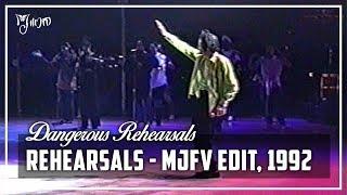 THE DANGEROUS REHEARSALS - The Dangerous Tour Rehearsals (MJFV‘s Edit) [60FPS] | Michael Jackson