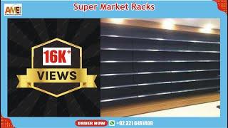 Super Market Racks in Lahore | AME Racks in Gujranwala | Wall Racks & Gondola Racks with End Mode