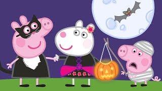 Świnka Peppa  Halloweenowe przebieranki  Bajki Po Polsku | Peppa po Polsku