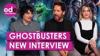 Paul Rudd, Finn Wolfhard & McKenna Grace Interview Takes a Weird Turn