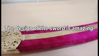 COSTUMER REVIEW INDIAN WEDDING SWORD#buy #sword #wedding #sirohi  #talwarmarket #homedelivery