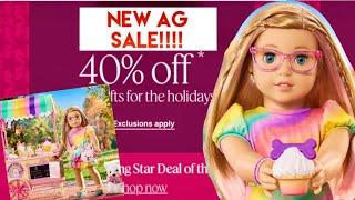 New AG American Girl Sale! Summer McKinny GOTY Girl of the Year 2025 Is Included! 40% Off Deals!