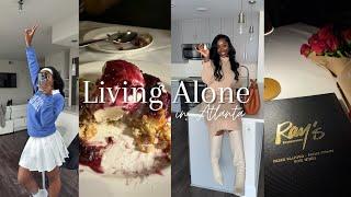 LIVING ALONE IN ATL: new apartment + fitness classes + first date