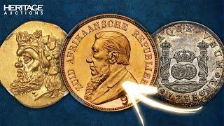 ESTAS MONEDAS SON MUY RARAS E IMPRESIONANTES | Subasta Heritage