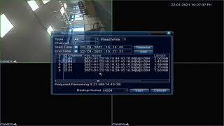 QVIS Atlantis Backup Footage to USB