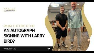 What is it like to do an Autograph Signing With Larry Bird? | PSM