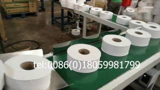 toilet paper maxi roll band saw cutting machine 300mm diameter