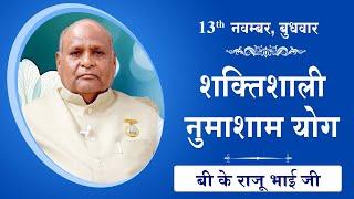 LIVE: नुमाशाम का योग | Evening Meditation  COMMENTARY के साथ | BK Raju Bhai Ji | 13 Nov 2024