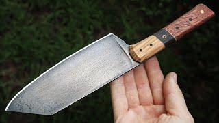 Forged Full Tang Kiritsuke | Knifemaking