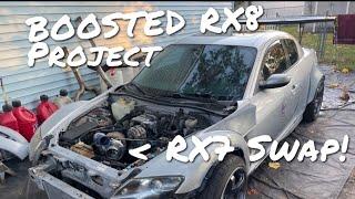 Turbo Mazda RX8 Swapped project update - Rx7 fc3s engine